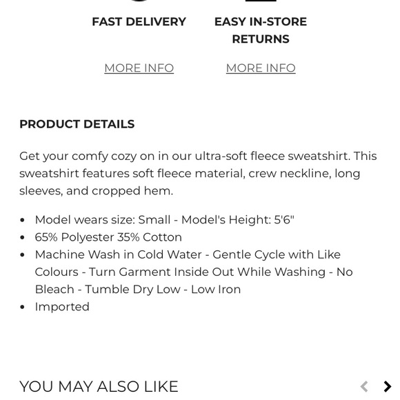 🌸 Refuge 🌸 cropped cream sweater - Picture 3 of 9